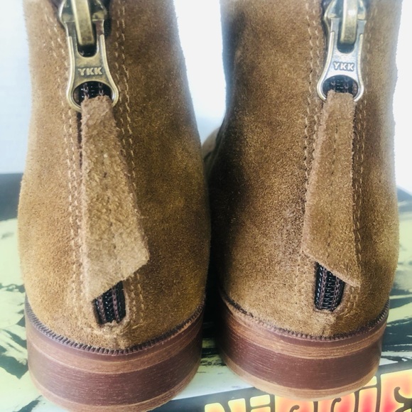 NWT Design Lab by Lord & Taylor Ankle Boot Size 10 Tan Suade - Picture 9 of 9